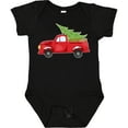 thumbnail image 3 of Inktastic Christmas Vintage Truck with Christmas Tree Boys or Girls Baby Bodysuit, 3 of 5