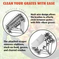 thumbnail image 3 of Pure Grill 3-in-1 Stainless Steel Bristle Free BBQ Grill Brush and Scraper, 3 of 7