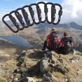 thumbnail image 4 of LOVEVER Locking Carabiner Clip  Vonpri Caribeaner Clips D Ring Spring Snap Key Chain Hook 3” Screw Gate Hook Travel Aluminum Carabiners, 4 of 5