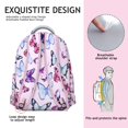 thumbnail image 5 of "Fashionable Butterfly Floral Backpack - Large School Bag for Teens & Adults, Water-Resistant & Ergonomic, Perfect Gift Idea", 5 of 6
