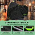 thumbnail image 4 of Funda para bicicleta Topcrown XL impermeable, protección UV, ضد polvo y viento, 4 of 7