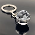 thumbnail image 1 of EGNMCR Keychains Solar System Milk y Way Nebula Double Sided Glass Ball Keychain Keychain Keychain, 1 of 2