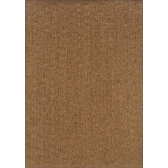 Moretti Grand Mal Indoor/Outdoor Area Rug 2061N Tan Solid Woven 2' 5" x 4' 5" Rectangle
