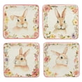 thumbnail image 5 of Certified International  Easter Garden 6" Canape/Luncheon Plates, Set of 4 Assorted Designs - 6" x 6" x 0.75", 5 of 5