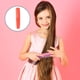 thumbnail image 5 of Peine para el cabello Seitruly 12 Uds. color perla roja, 5 of 6