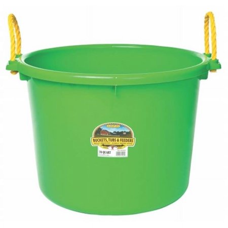 UPC: 0084369159029 | Miller Mfg Co Inc Muck Tub- Lime Green 70 Quart – PSB70LIMEGREEN