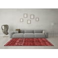 thumbnail image 3 of Ahgly Company Machine Washable Indoor Rectangle Abstract Red Modern Area Rugs, 5' x 7', 3 of 4