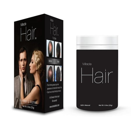Miracle Hair 75-day Supply BROWN (25g) (Best Hair Color For Thin Fine Hair)