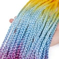 thumbnail image 2 of WHAMVOX Porte-Queue de Cheval Perruque Fil Haute Température 2 Pcs Violet et Bleu Lac pour Filles Extensions de Cheveux, 2 of 8