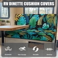 thumbnail image 4 of Uorisanigo RV Dinette Cushions Cover Washable Tropical Leaf Camper Cushion Slipcover Stretch Cushion Covers for Couches and Sofas Loveseat Sofa Chair Cover, Camper Accessories, 4 of 7