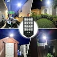thumbnail image 3 of Solar Lights Outdoor, 6500K Super Bright Solar Street Lights Dusk to Dawn, Motion Sensor Solar Security Flood Lights with Remote Control for Yard, Entryway Garage, Porch, 3 of 6