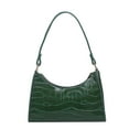 thumbnail image 1 of FunnyBeans Sac Bandoulière Rétro Classique avec Fermeture Éclair pour Femme, Vert, 1 of 9