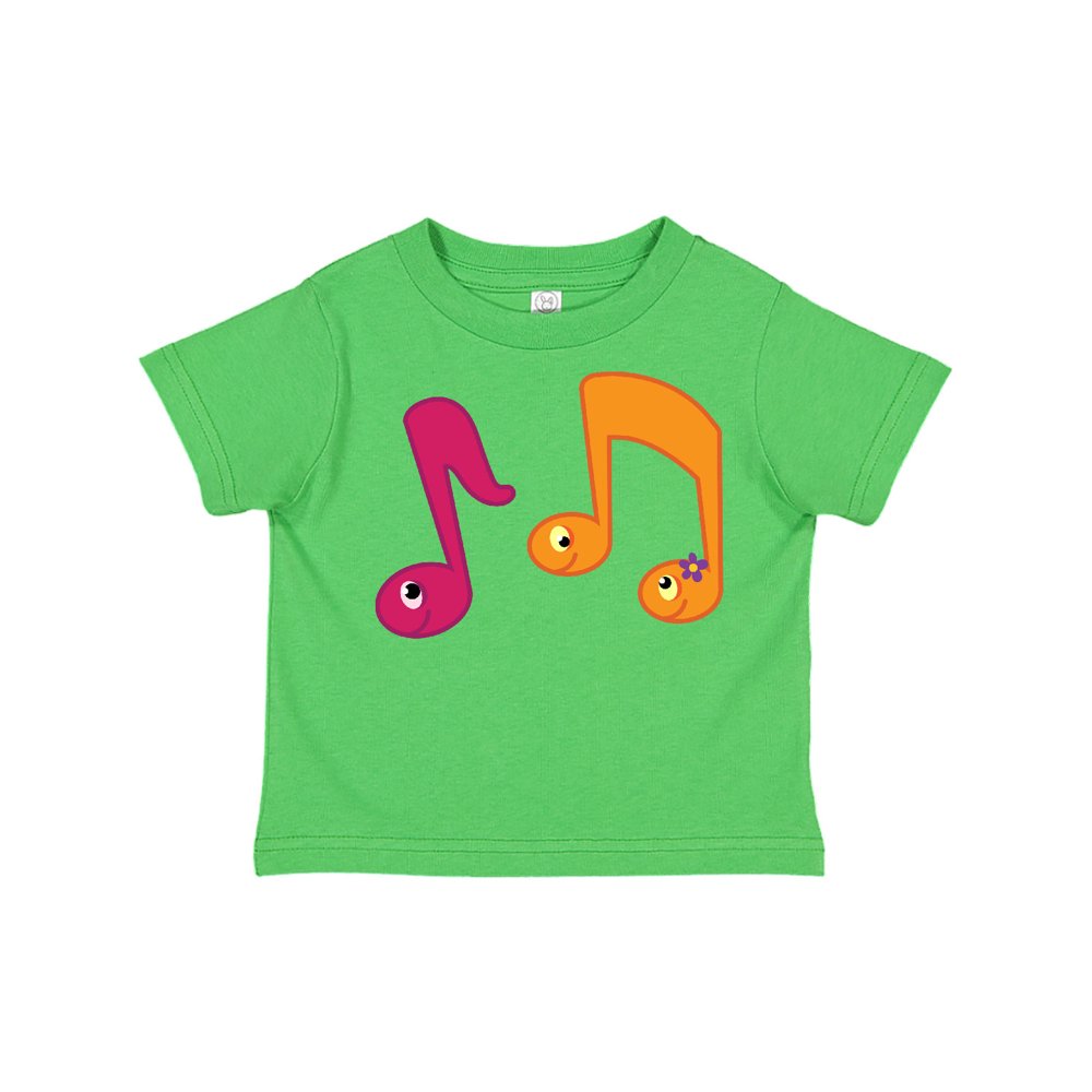 Inktastic Music Notes Band Choir Musician Gift Toddler Short Sleeve T