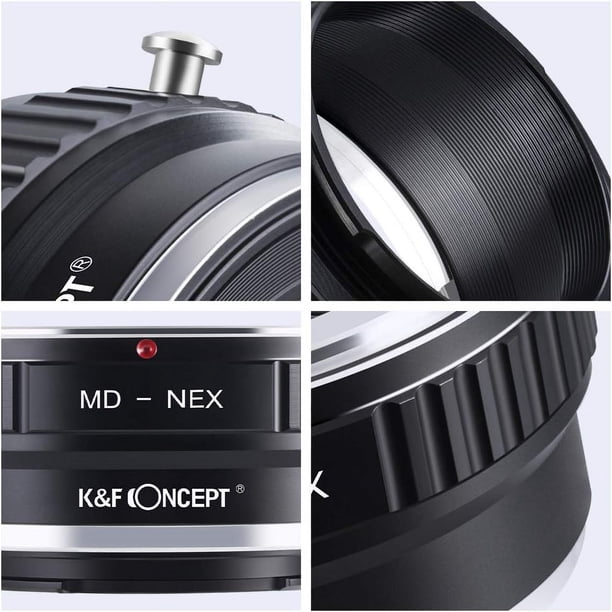 Fotodiox Lens Mount Adapter - Minolta Rokkor (SR / MD / MC) SLR Lens to Sony Alpha E-Mount (MD-SnyE