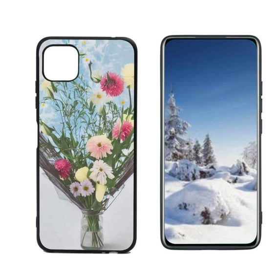 Flowers-Protective Phone Case, Degined for Boost Mobile Celero 5G Case Men Women, Flexible Silicone Shockproof Case for Boost Mobile Celero 5G