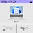 thumbnail image 3 of Newest HP 17 Laptop, 17.3" FHD Display, Intel Core i5-1135G7 (Beats i7-1065G7) Processor, 8GB RAM, 512GB SSD, 1 Year Office 365,Webcam, HDMI, Bluetooth, Type-C, Wi-Fi, Windows 11 Pro, Silver, 3 of 7
