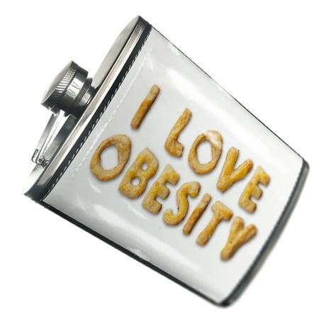 

NEONBLOND Flask I Love Obesity Cookie Pastry dessert
