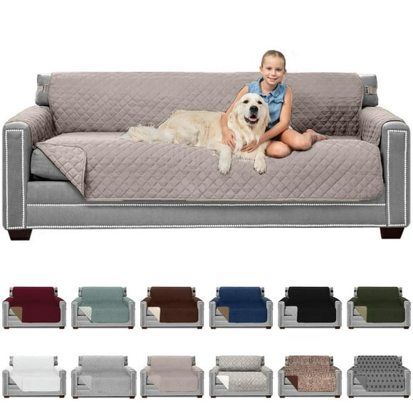 Funda protectora para sofá con correa, color topo claro