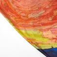 thumbnail image 4 of Pure Silk Scarf Painting Sunset, 4 of 8