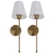 thumbnail image 5 of Juego de apliques de pared BuyWeek de metal dorado, 5 of 12