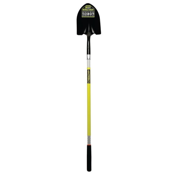 Seymour Midwest Shovel,Round Point,14ga,11-1/4in Blade W 49750GRA