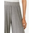thumbnail image 2 of Scoop Women's Crinkle Wide Leg Pants, 2 of 5