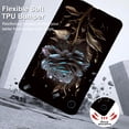 thumbnail image 6 of TECH CIRCLE Slim Case for Samsung Galaxy Tab A9 8.7 Inch 2023,Ultra Thin Lightweight Elegant Soft TPU Anti-Scratch Protective Back Case for Samsung A9 8.7" Tablet(SM-X110/X115/X117),Black Flower, 6 of 6