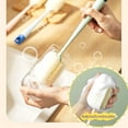 thumbnail image 4 of Steadline Long Handle Bottle Cleaning Brush,Natural Loofah Scrub Head Utensil Cleaner,Deep Reach Washing Tool For Water Cups Travel Mugs Baby Bottles And Daily Kitchen Container Tidying(Green), 4 of 9