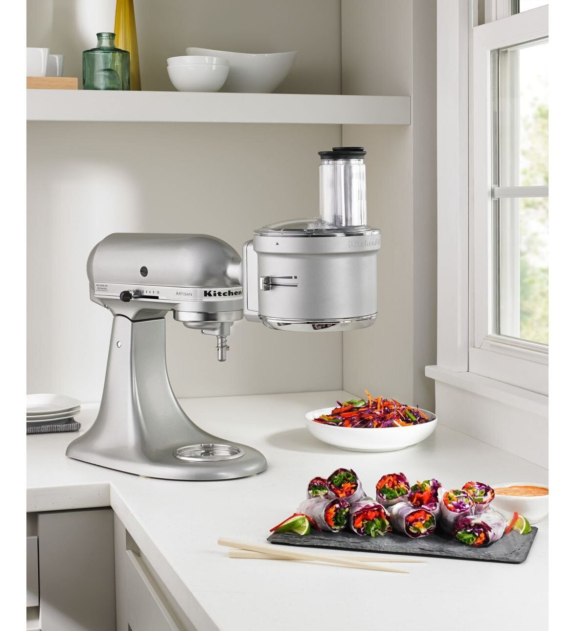 KitchenAid Refurbished Food Processor with Commercial Style Dicing Kit