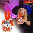 thumbnail image 2 of Halloween Bags Canvas Bags For Kids Pumpkin Bucket With Handles For Candy Festive, 2 of 7