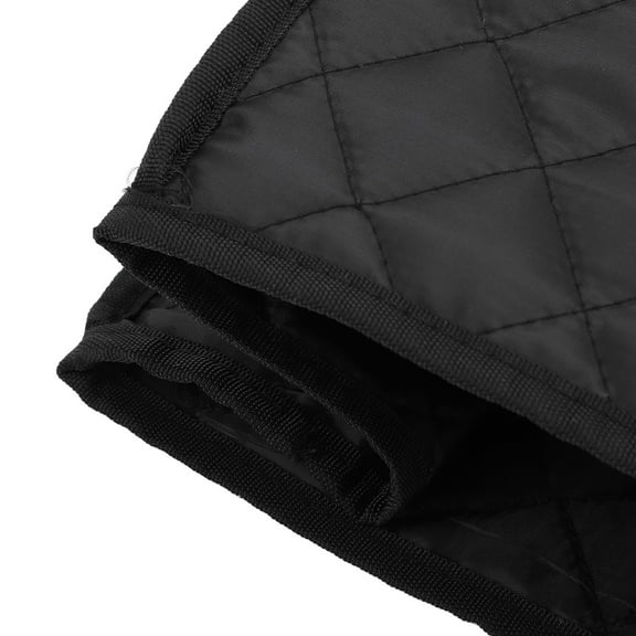 Kitchen Appliance Cover, Black Quilted Fabric, Protects Blenders  Processors, Foldable