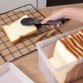 thumbnail image 3 of Airtight Bread Storage Container for Kitchen Countertops - Reusable Plastic Food Keeper with Clear Visibility (24x15cm Freshness Organizer), 3 of 6