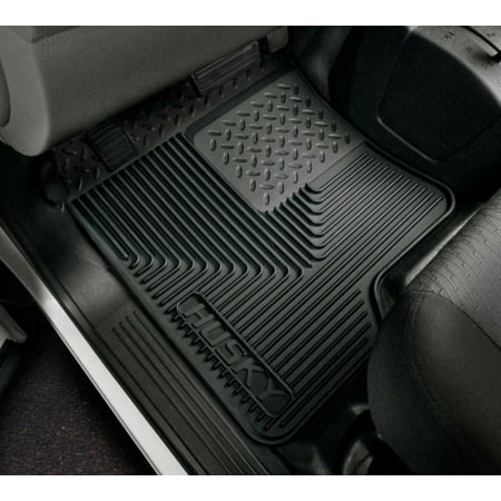 Husky by RealTruck Heavy Duty Floor Mats 2nd Or 3rd Seat Floor Mats Tan Compatible with 2002-2006 SUVs/Trucks; See Application Guide for Additional Fitments