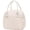 Beige-Medium, variant on Medium Black Pink Bow Insulated Thermal Lunch Tote
