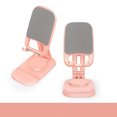 thumbnail image 1 of RV Rosa-(110*80*28MM)Soporte para teléfono ajustable, base para teléfono - Base de soporte plegable para iPhone 14 Pro Max Plus, 13/12/11 Pro Max Mini, XS Max XR X 8 7 6S, Samsung S10 S9, Huawei, d otros teléfonos inteligentes Rojo Verde, 1 of 5