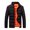 Orange, variant on comerut Women Cotton Jacket Stand Collar Long Sleeve Thickened Cotton Coat Zipper Closure Side Pockets Outwear Warm Coat
