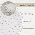 thumbnail image 5 of Wicker Repair Material Flat Synthetic Rattan Weaving Material Plastic Rattan for Knit Repair Chair Table,Storage Basket, 5 of 5