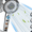 Chrome, variant on FEELSO 4 Setting Handheld Shower Head, High Pressure Showerhead with Filters, Hard Water Softener, Gary