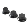 thumbnail image 1 of 3Pcs Guitar Control Knob, 1 Volume 2 Tone Fit Top Plastic Set Kit Instrument Accessory Replacement, 1 of 8