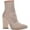 Nude Bling, variant on Womens Black Sock Cushioned Rhinestone Stretch Baybe Pointed Toe Block Heel Dress Booties 5.5 M