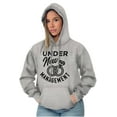 thumbnail image 3 of Under New Management Newlywed Bride Unisex Plus Fleece Graphic Hoodie Brisco Brands 2X, 3 of 5