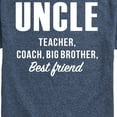 thumbnail image 3 of Instant Message - Uncle, Teacher, Big Brother, Best Friend - Men's Short Sleeve Graphic T-Shirt, 3 of 6