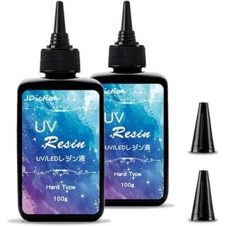  JDiction UV Resin Kit with Light, Crystal Clear Hard