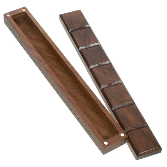 unbranded Watercolor Tray Brown Water Color Palette Wood 1Pcs for Home Painting Students