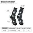 thumbnail image 2 of KLL Turtle Print Cool Socks Men's Women's Crew Socks Funny Crazy Novelty Stockings, 2 of 6