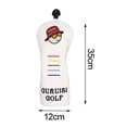 thumbnail image 2 of Cubierta de cabeza de golf Cola PU Cuero Club Headcover Multi, 2 of 6