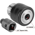 thumbnail image 4 of Juego de llaves de cambio rápido para portabrocas de conversión de taladro eléctrico de 1,5 a 13 mm con adaptador 1/2-20 UNF y SDS Plus, 4 of 5
