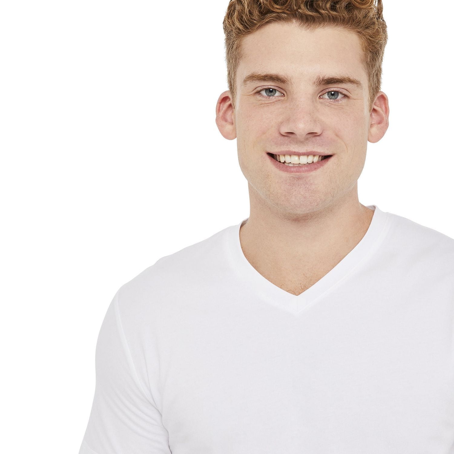 George Men's Stretch V-Neck Tee