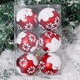 thumbnail image 5 of 6/24 piezas de bolas de colores navideños con purpurina para colgar en el árbol de Navidad, adorno para el hogar, regalo de fiesta de año nuevo, decoración, 5 of 5