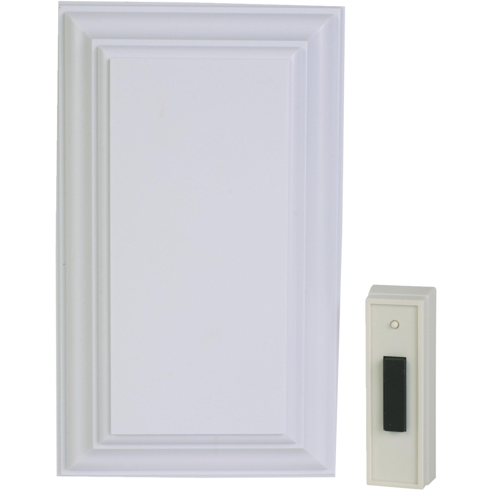 RC3530 Wireless BatteryPowered Door Chime Kit in White Wireless Door Chimes